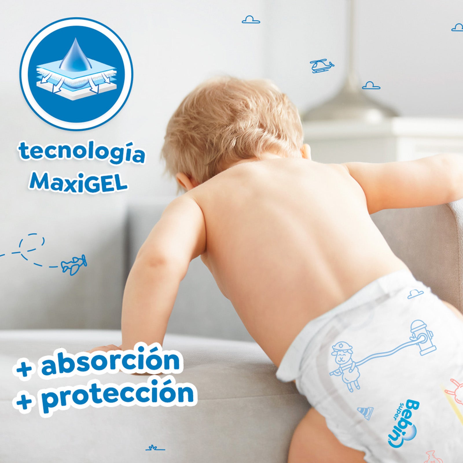 Pañales para bebé | Etapa 4 (9 - 12kg) | 84 pz