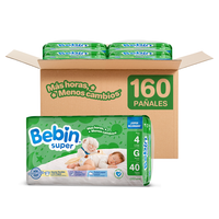 Pañales para bebé | Etapa 4 (9 - 12kg) | 160pz