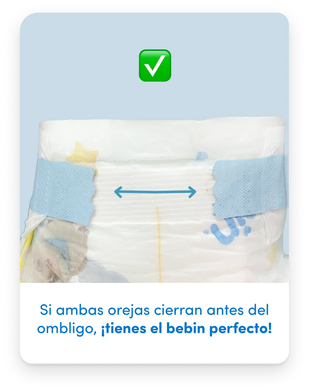 Si las orejas se alcanzan a tocar, le queda grande.