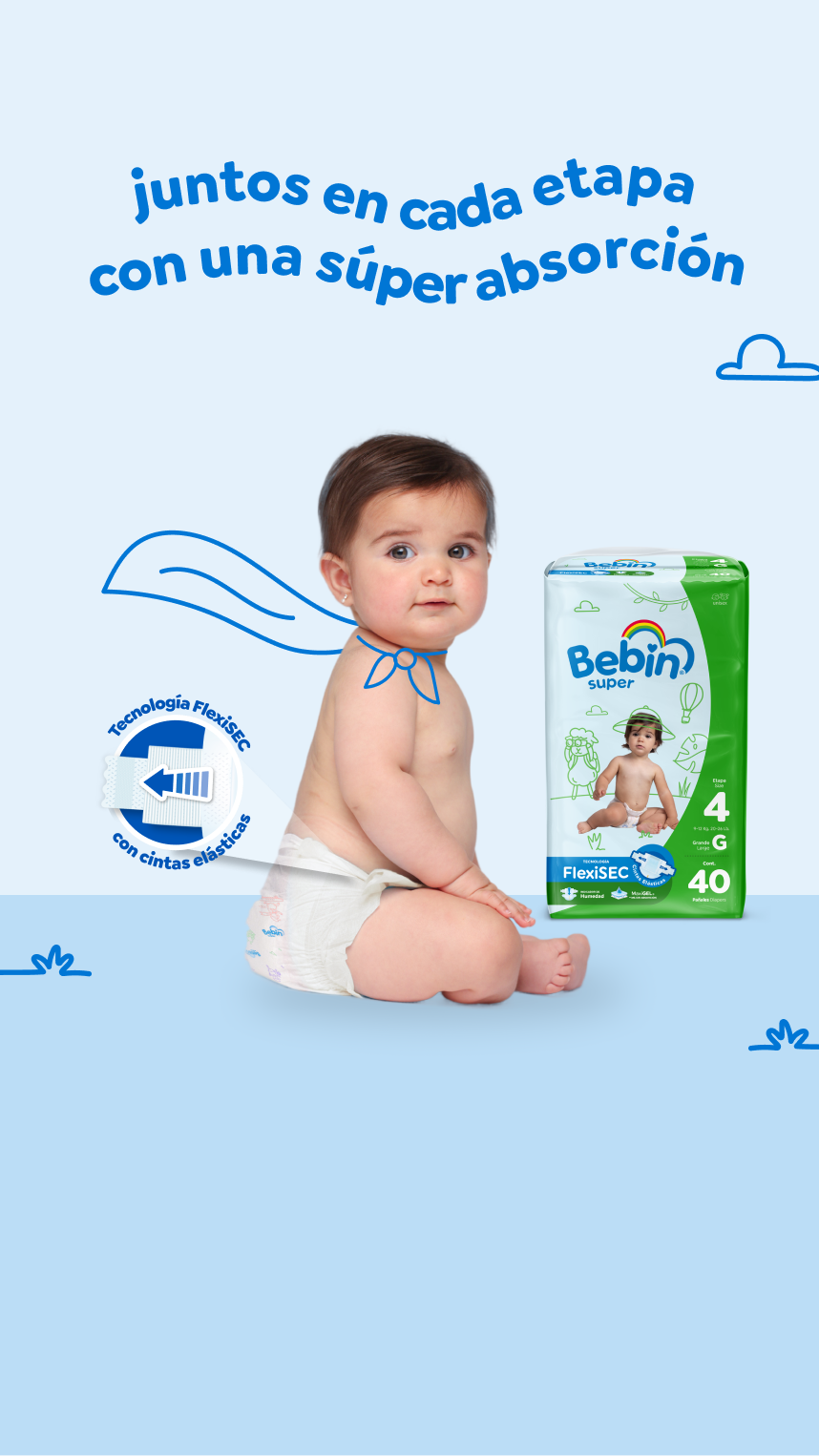 Bebin Azul Bebin Super - Pañales para Bebé