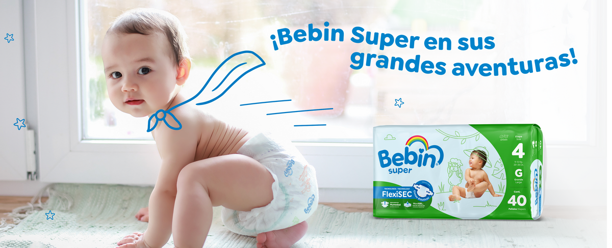 Bebin Azul Bebin Super - Pañales para Bebé