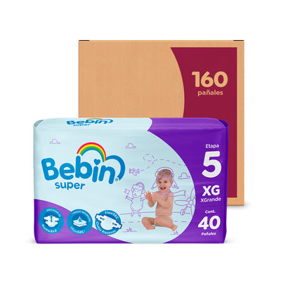 Pañales para bebé | Etapa 5 (11 - 14kg) | 160 pz