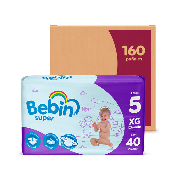 Pañales para bebé | Etapa 5 (11 - 14kg) | 160 pz